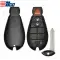 ILCO Fobik Remote Key Shell for 2008-2020 Chrysler 3 Button SHELL-CHRY-POD3B1-0 thumb