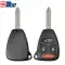 ILCO Remote Head Key Shell for 2006-2009 Chrysler 4 Button SHELL-CHRY-RHK4B3-0 thumb