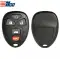 ILCO Keyless Remote Shell for 2005-2012 GM 5 Button SHELL-GM-RKE5B2-0 thumb