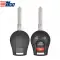 ILCO Remote Head Key Shell for 2003-2015 Nissan 4 Button SHELL-NIS-RHK4B1-0 thumb