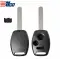 ILCO Remote Head Key Shell for 2007-2013 Honda Crosstour, CR-V, CR-Z, FIT 3 Button SHELL-HON-RHK3B1-0 thumb