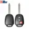 ILCO Remote Head Key Shell for 2013-2019 Toyota 3 Button SHELL-TOY-RKH3B1-0 thumb