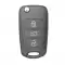 Flip Remote Car Key Shell For KIA HYN14R 3 Button With Trunk-0 thumb