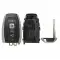 Smart Remote Key Shell for Lincoln 5 Button Sedan M3N-A2C940780-0 thumb