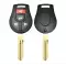 Car Key Shell For Nissan Sentra 4 Button-0 thumb