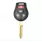 Key Fob Case Shell fpr Nissan Sentra 4 Buttons  thumb