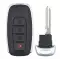 Smart Remot Key Shell for Nissan 4 Button Sedan for FCCID: KR5TXPZ1-0 thumb