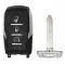 Smart Remote Key Shell for RAM 1500 4 Button Remote Start FCCID: OHT-4882056-0 thumb
