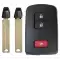 Smart Remote Key Shell for Toyota 3 Button with Insert Key-0 thumb