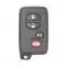 Smart Key Fob Cover For Toyota 4 Buttons With AC Buttond-0 thumb
