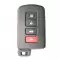 Car Remote Shell For Toyota Camry, Corolla 4 Button-0 thumb