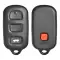 Keyless Entry Remote Key Shell for Toyota Lexus 4 Button with Trunk Button-0 thumb