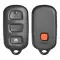 Keyless Entry Remote Key Shell for Toyota 4 Button with Window Button-0 thumb