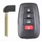 Smart Remote Key Shell for Toyota 4 Button with Emergency Insert-0 thumb