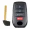 Smart Remote Key Shell for Toyota 4 Button With Emergency Key-0 thumb