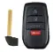 Smart Remote Key Shell for Toyota 4 Button Sedan With Emergency Key-0 thumb