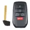 Smart Remote Key Shell for Toyota 5 Button AC SUV With Emergency Key-0 thumb
