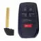Smart Remote Shell for Toyota 6 Button With Emergency Key-0 thumb
