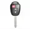 Toyota Remote Head Key Shell With Blade TOY43 3 Button thumb