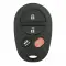 Keyless Entry Remote Key Shell for Toyota 4 Button Sedan for FCCID: GQ43VT20T-0 thumb