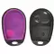 Toyota Aftermarket best quality Key Fob cover remote shell 4 buttons medal Lock Unlock Panic and Trunk thumb
