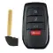 Smart Remote Key Shell for Toyota 4 Button Sedan With Emergency Key (No Hold)-0 thumb