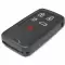 Volvo Aftermarket Top Quality Car Remote Case, Key Fob Shell 5 Buttons Lock Unlock Panic Trunk Approach Lights  thumb