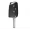 VW Flip Remote Key Shell With Blade HU163T HU66 thumb