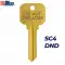 ILCO DND-SC4 Do Not Duplicate SC4 Key Blanks – Brass-0 thumb