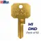 ILCO DND-M1 Do Not Duplicate M1 Key Blanks – Brass, 50 Pack-0 thumb