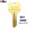 ILCO DND-SC1 Do Not Duplicate SC1 Key Blanks – Brass, 50 Pack-0 thumb