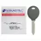 Chrysler Dodge Jeep Transponder Key Strattec 5905636 Y164 Chip Philips 46-0 thumb