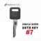 GM Single Sided Vats Key Strattec 595517 #7-0 thumb