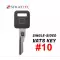 GM Single Sided Vats Key Strattec 595520 #10-0 thumb
