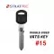 GM Double Sided Vats Key Strattec 596785 #15-0 thumb