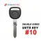 Chevrolet Corvette Double Sided VATS Key Strattec 598520 #10-0 thumb