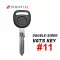Chevrolet Strattec Double Sided VATS Key Strattec 598521 #11-0 thumb