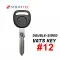 Chevrolet Corvette Double Sided VATS Key Strattec 598522 #12-0 thumb