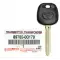 Toyota Genuine Transponder Blank Ignition Key 89785-0D170-0 thumb