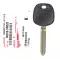Toyota OEM Valet Transponder Blank Key 89786-0R020 Chip 4D74 H Chip-0 thumb