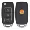Xhorse Universal Wire Remote Key Hyundai Style 3 Buttons XKHY05EN with Trunk Button thumb