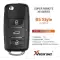 Xhorse XEB510EN Super Remote Flip Key B5 Style 3 Button With XT27B Super Chip thumb