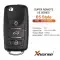 Xhorse XEB510EN Super Remote Flip Key B5 Style 3 Button With XT27B Super Chip thumb