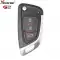 Xhorse Wire Flip Remote Key 2nd Generation Knife Style 3 Button XKKF05EN-0 thumb