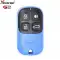 Xhorse Universal Wire Remote Key 2nd Generation Shell Style 4 Button XKXH01EN (New Version of XKXH01EN)-0 thumb