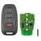 OEM New Xhorse Universal Smart Proximity Remote Key Audi Style 4 Button XSADJ1GL A6L Q5 A4L A8L 4B thumb