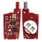 Xhorse XNAU22EN Universal Wireless Flip Remote Key 2nd Generation Audi Style XNAU22EN 4 Button Replace XNAU02EN thumb