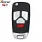 Xhorse Universal Wireless Flip Remote Key 2nd Generation Audi Style XNAU22EN 4 Button (New version of XNAU02EN)-0 thumb