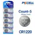 5-Count CR1220 Lithium Batteries, 3V Coin Cell (Blister Card)