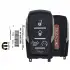 2025-2026 RAM 1500 RHO Smart Remote Key 68523825AB 0HT4882056 5 Button RHO Logo
